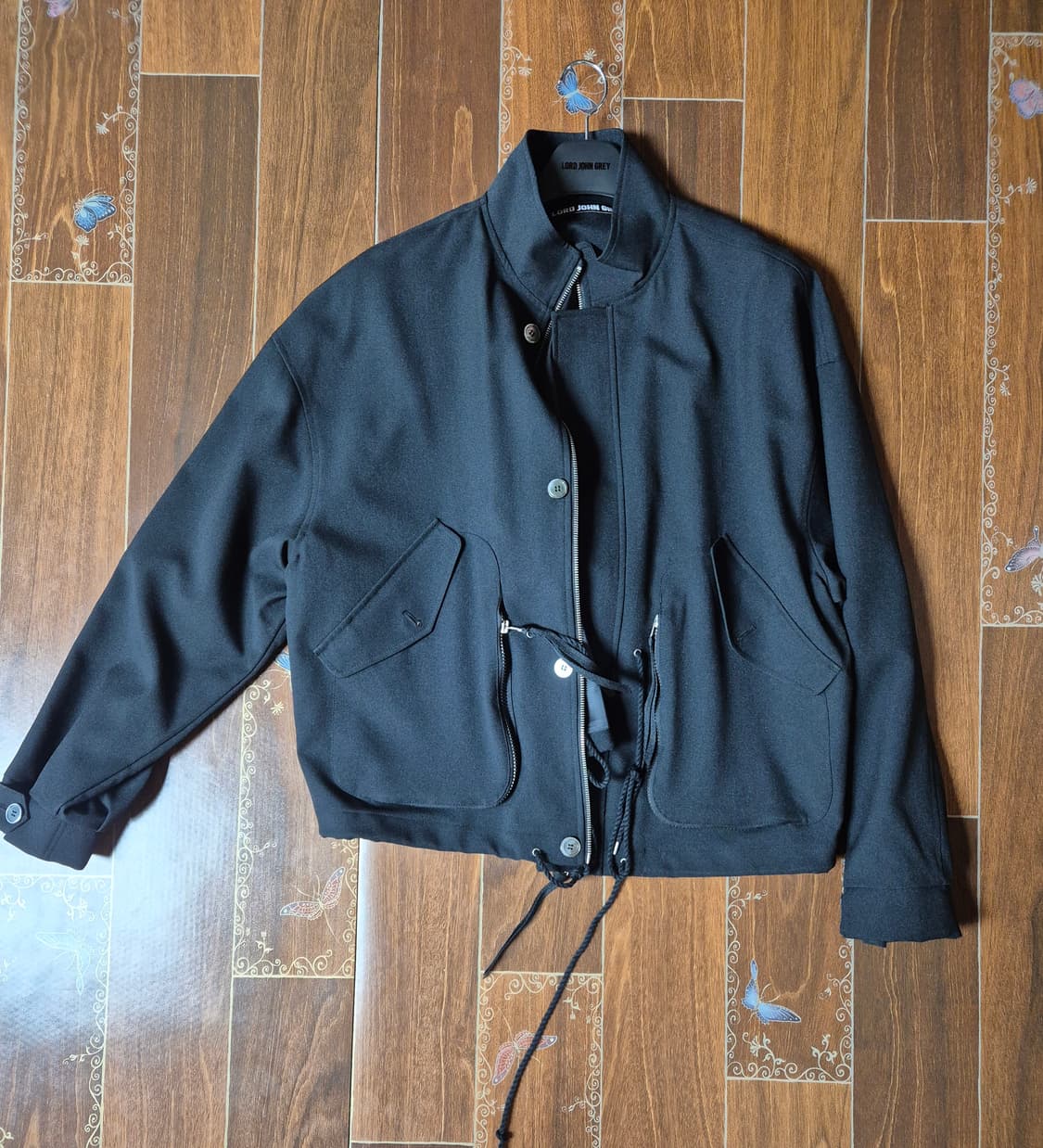 [L]  로드존그레이 폴리 트윌 피시테일 블루종 블랙 상품이미지1