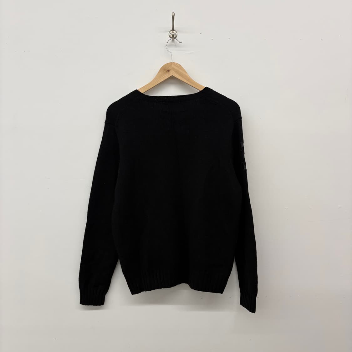 폴로 블랙 말 니트 긴팔 남M 상품이미지5