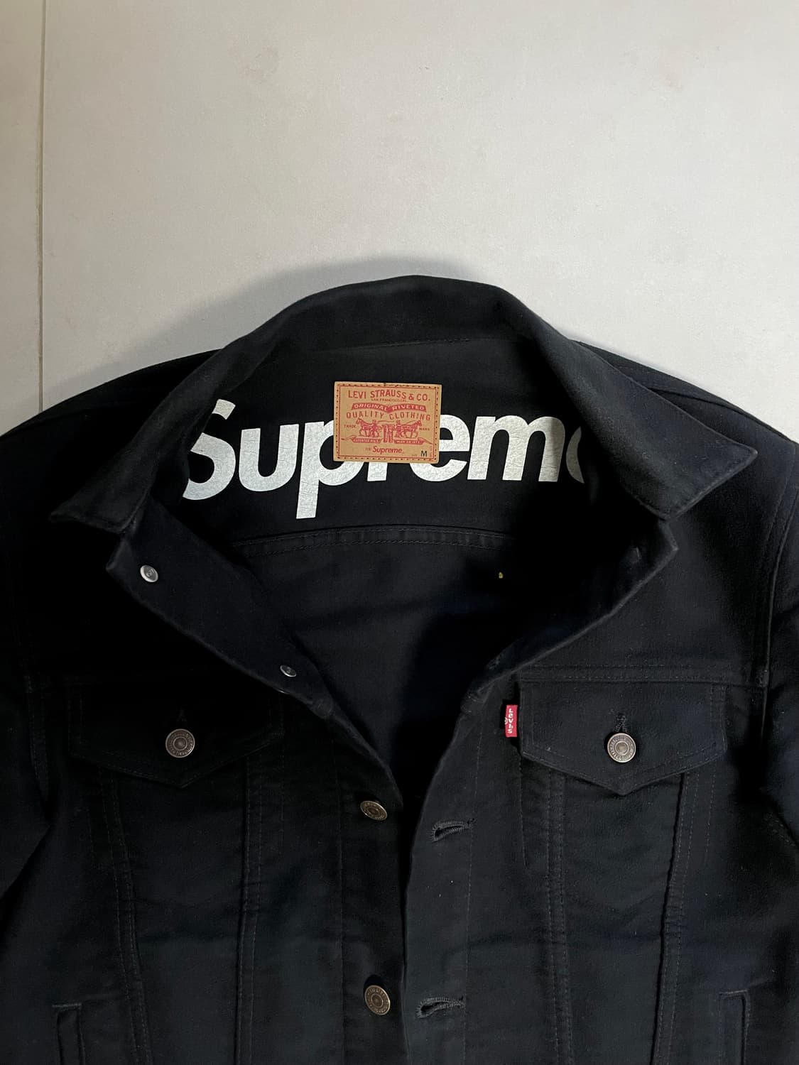 슈프림 x 리바이스 몰스킨 트러커 자켓 M 상품이미지2
