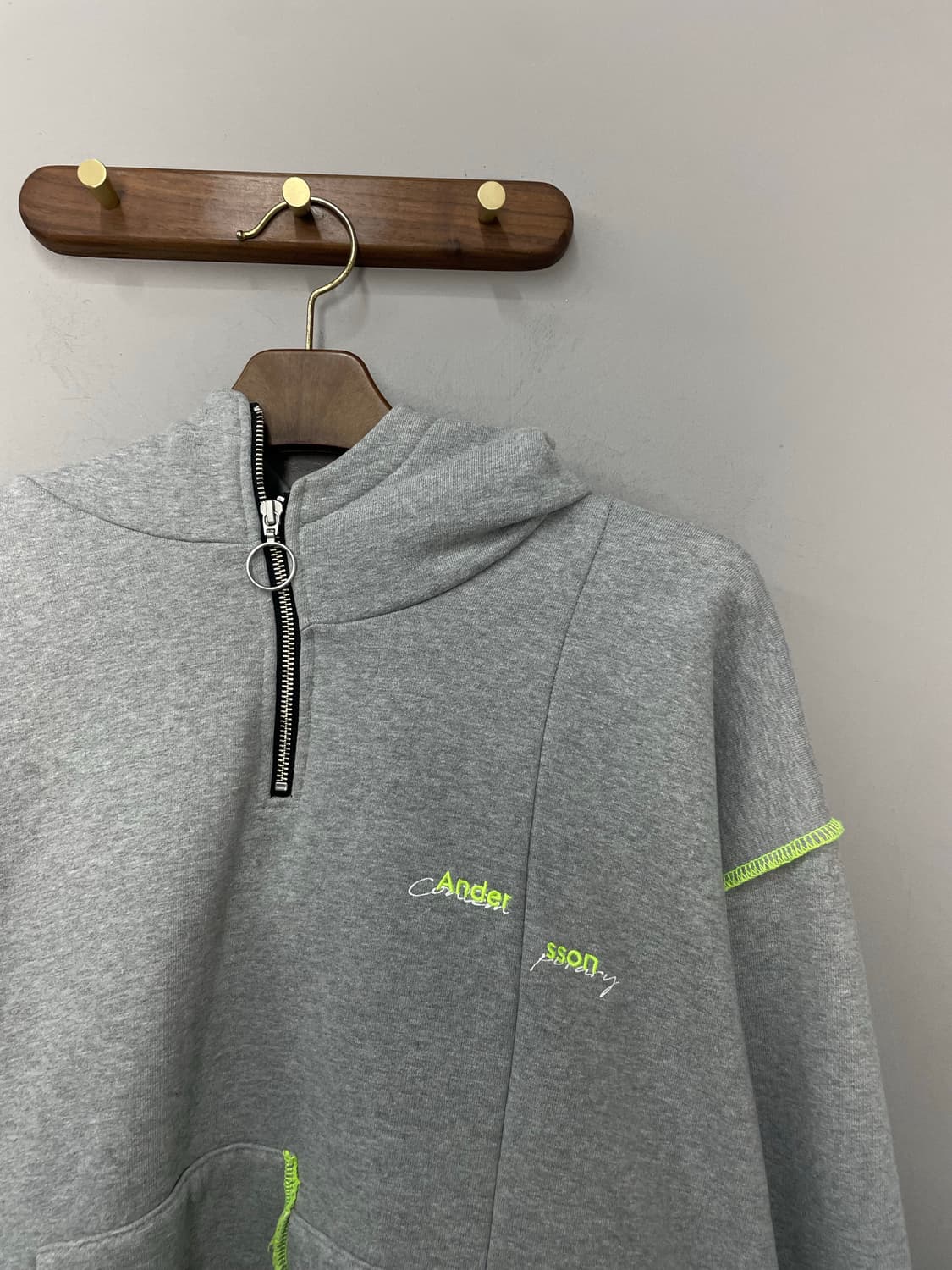 앤더슨벨 어쉬매트리 스티치 후드티 H2429 상품이미지3