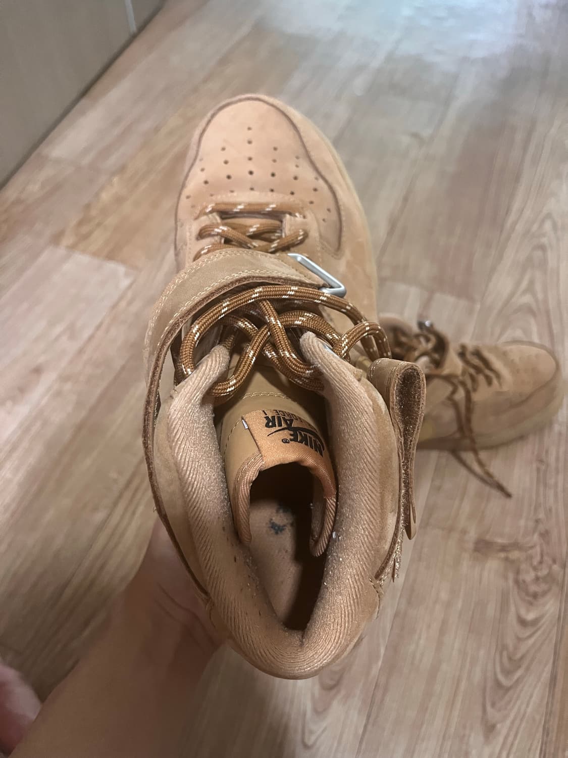 Nike Air Force 1 Mid '07 WB Flax 된장 포스 상품이미지6