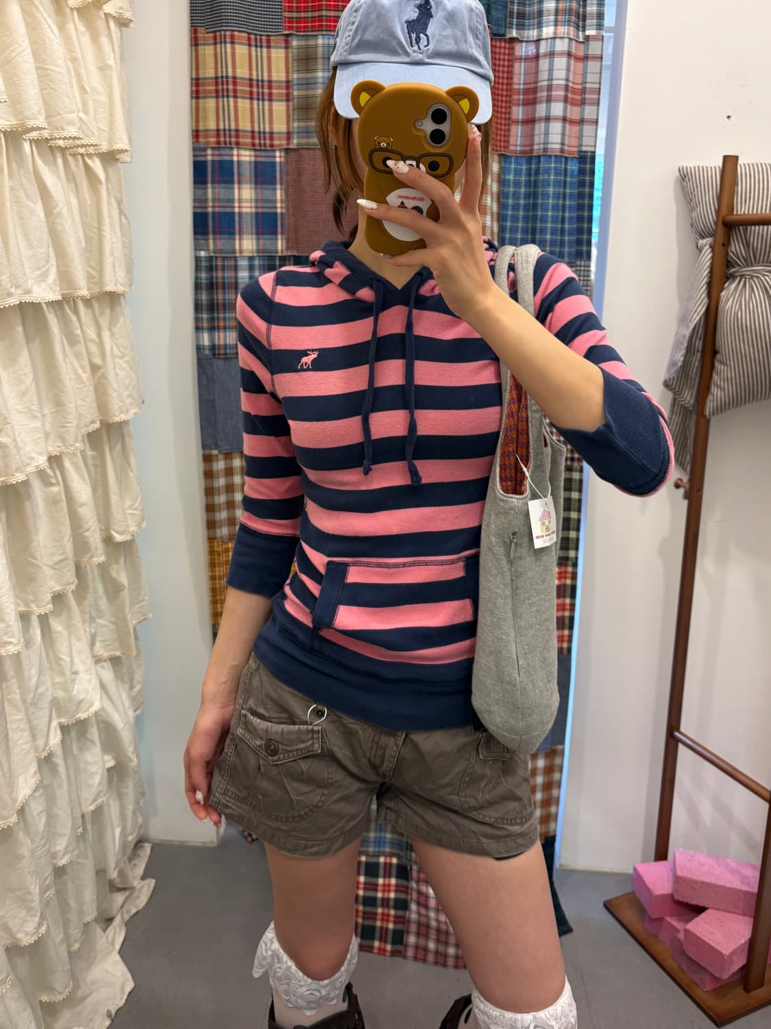 아베크롬비 단가라 칠부 후드티  상품이미지3