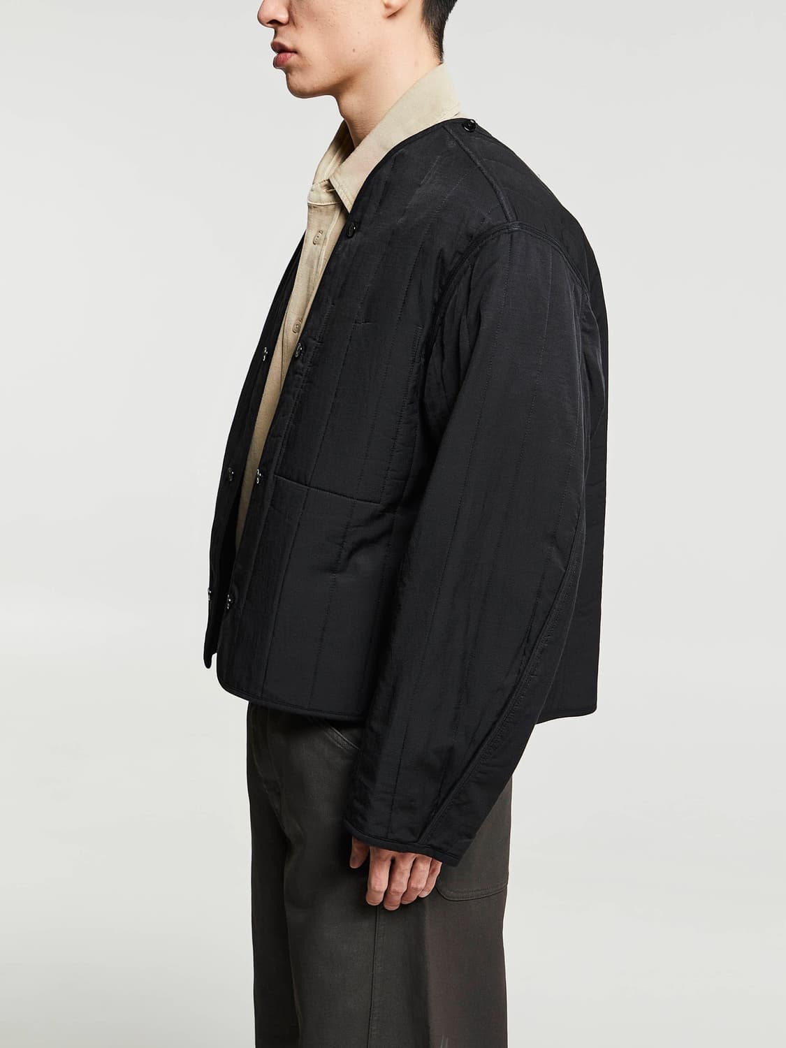 르메르 25ss 바이커 블루종 자켓 블랙 / 46 상품이미지7