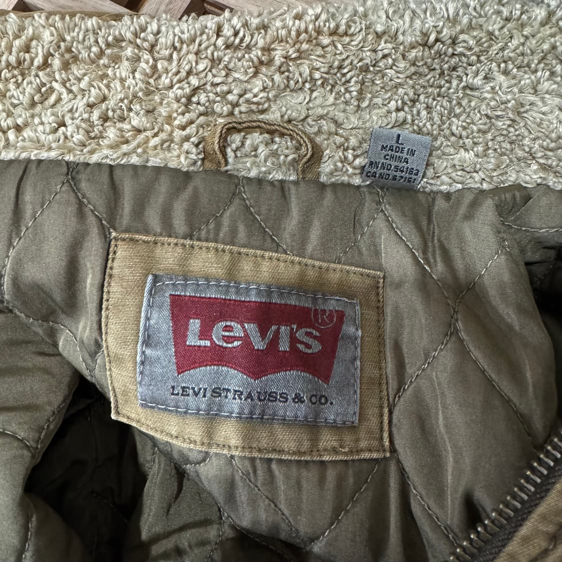 리바이스 데저트 트러커 자켓 (L)   상품이미지4