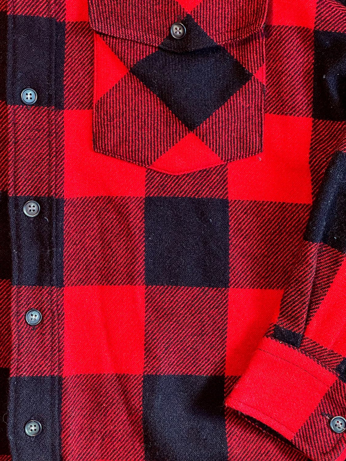 일본판 리 버팔로체크 울 플란넬 워크셔츠 상품이미지4