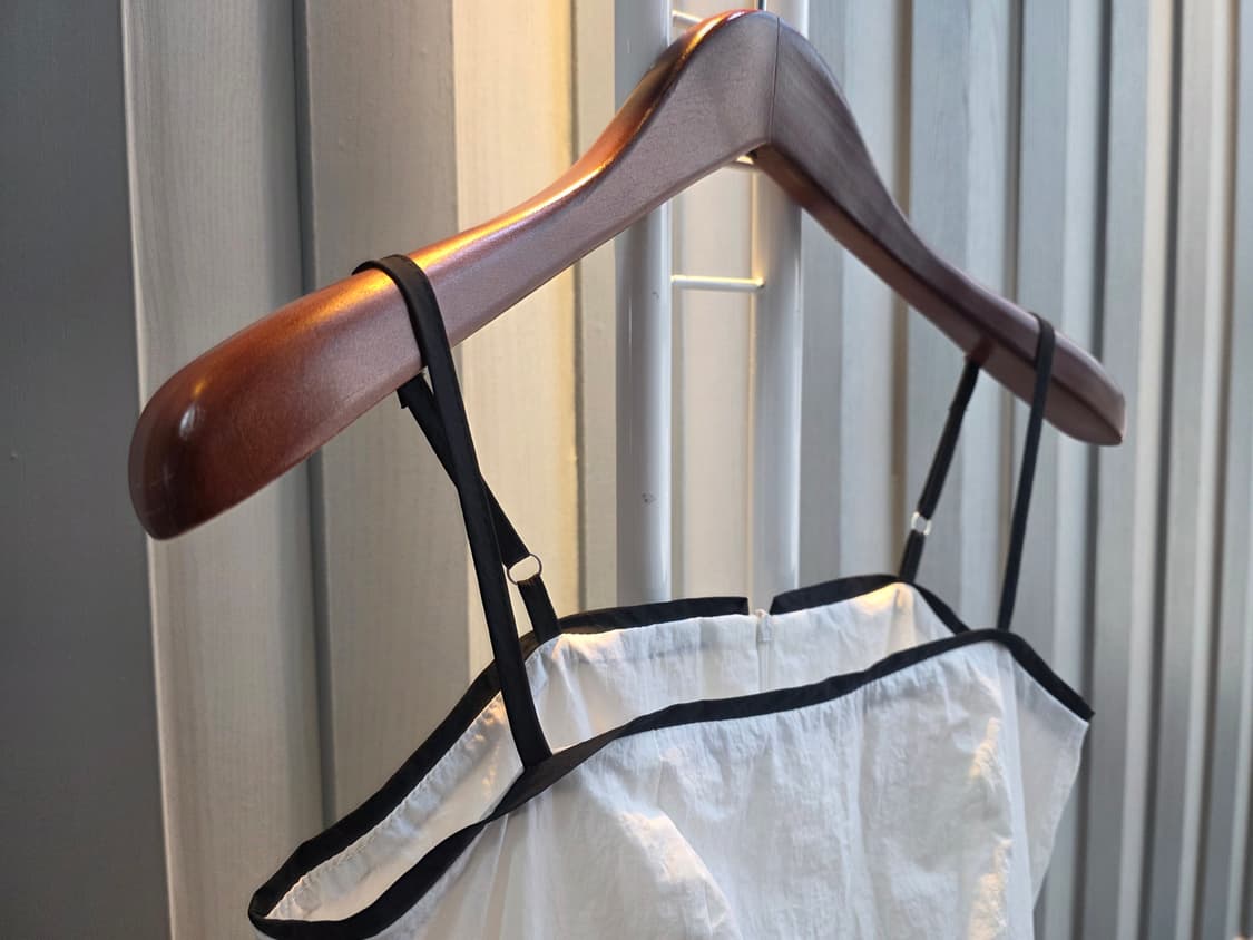 화이트 바스락원피스  상품이미지2