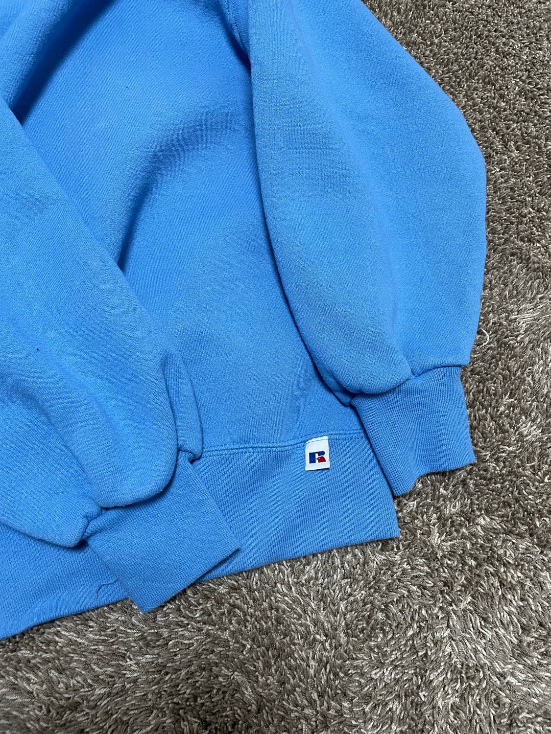 90s russell athletic sweat 러셀스웻 베이비블루 상품이미지4