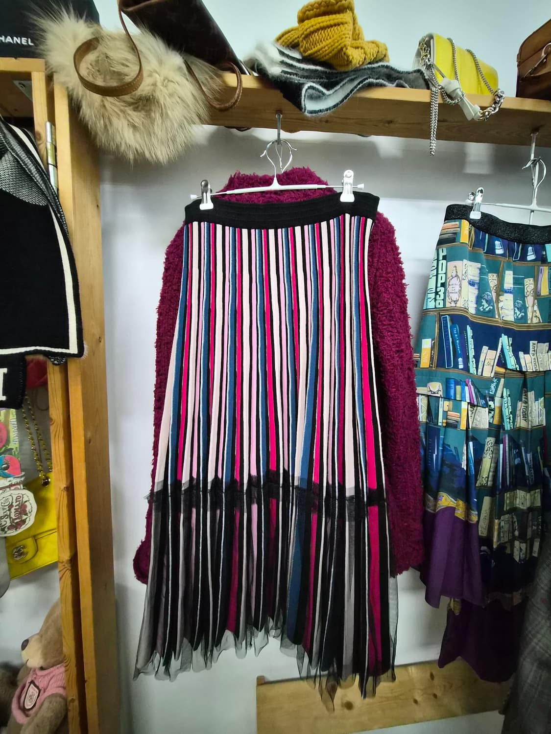 센존 니트자켓. 레니본 니트샤스커트 상품이미지8