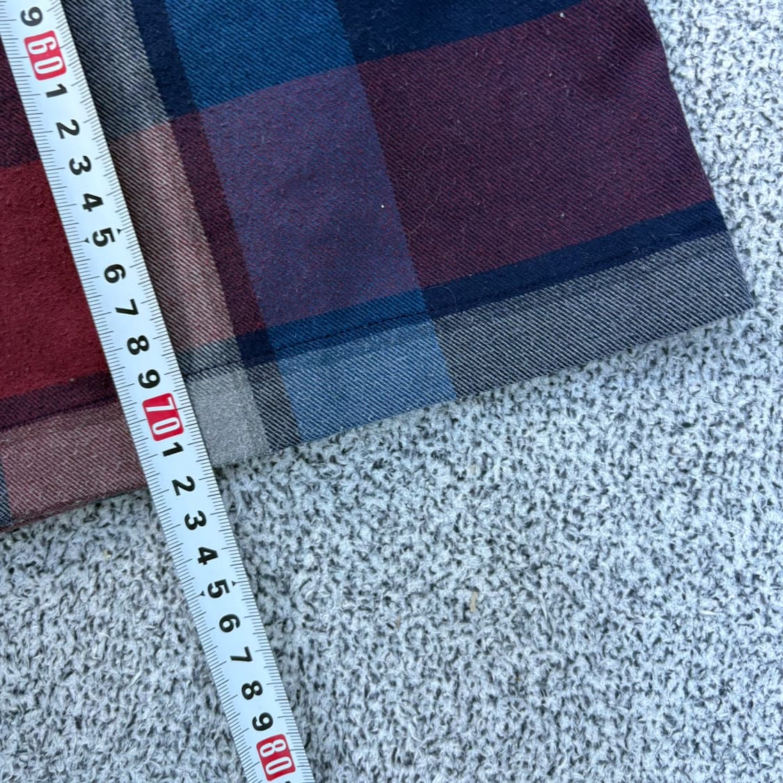 100 닥스 남성 체크 셔츠 남방 0402J 상품이미지6