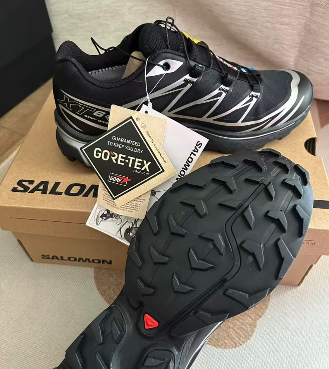 살로몬 XT-6 고어텍스 블랙 실버 275MM 상품이미지4