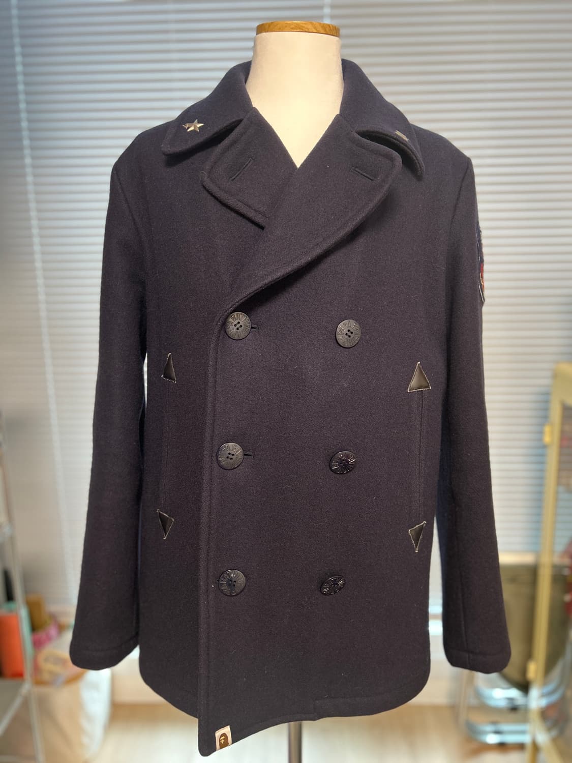 BAPE 올드베이프 네이비 피코트 XL NIGO ERA 상품이미지1