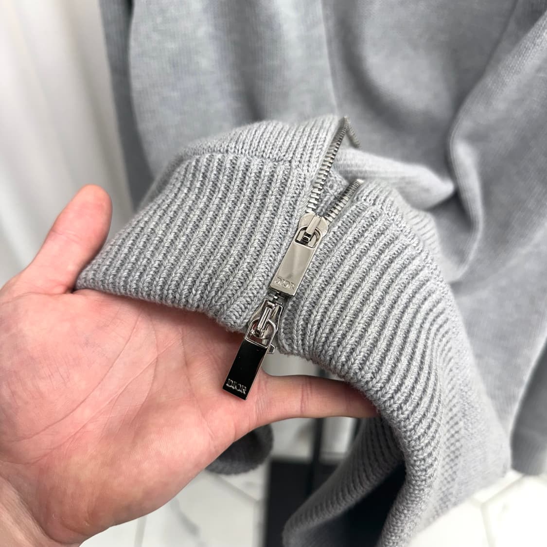 [S] 디올 인서트 사이드라인 집업 그레이 상품이미지8