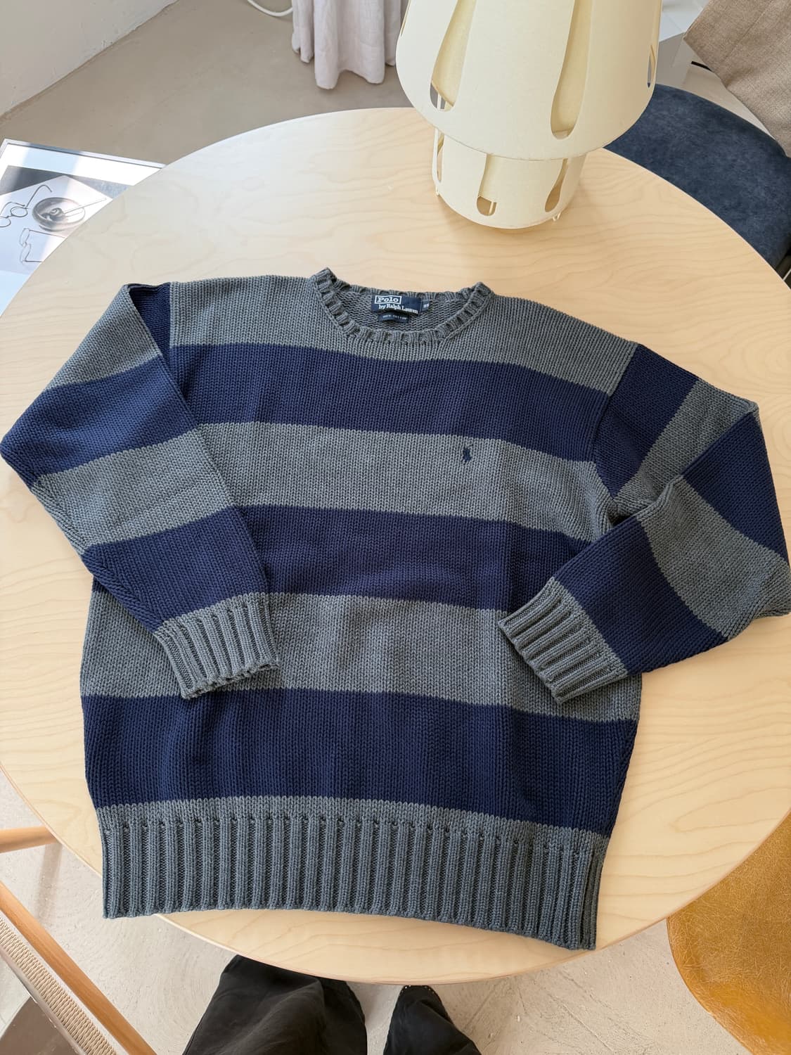 폴로 스트라이프 니트 상품이미지3