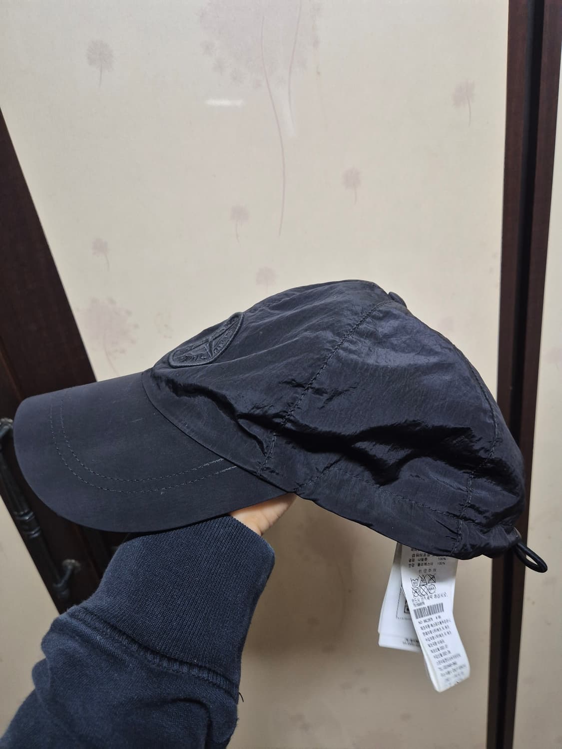 [XL] 21FW 스톤아일랜드 나일론 볼캡 엑스라지 블랙 검정 상품이미지2