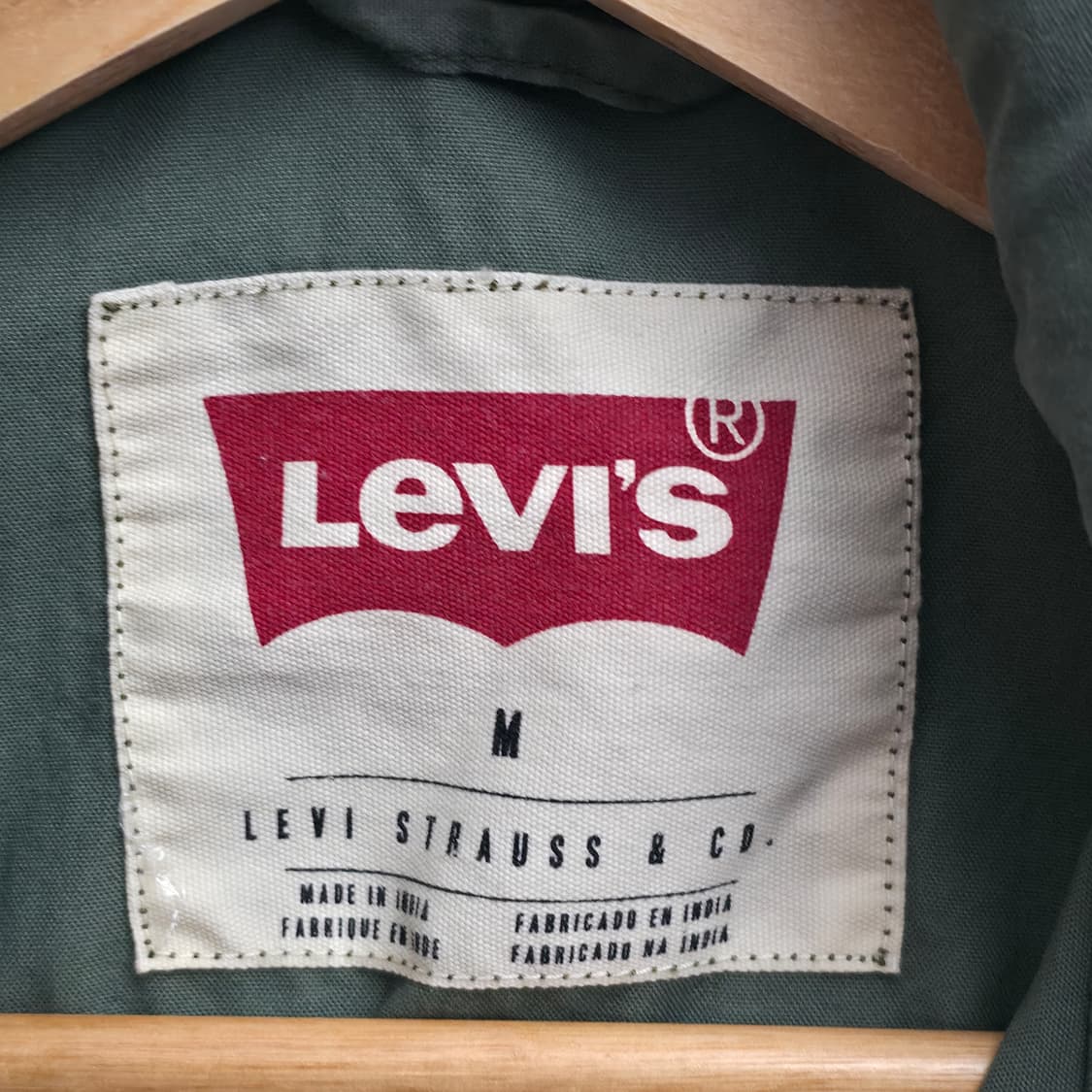 [M] 리바이스 카키 야상 자켓 상품이미지5