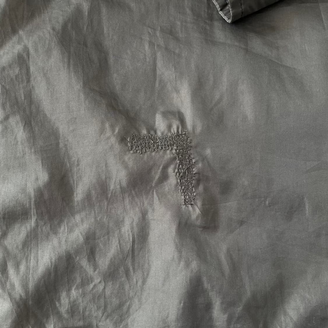 110 입생로랑 올드스쿨 백로고 바람막이 블루종 자켓 상품이미지8