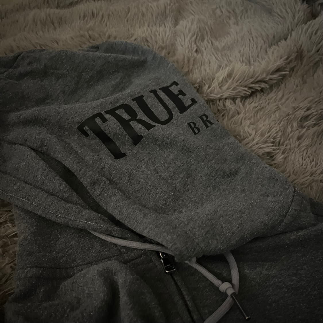 트루릴리전 그레이 후드집업 상품이미지3