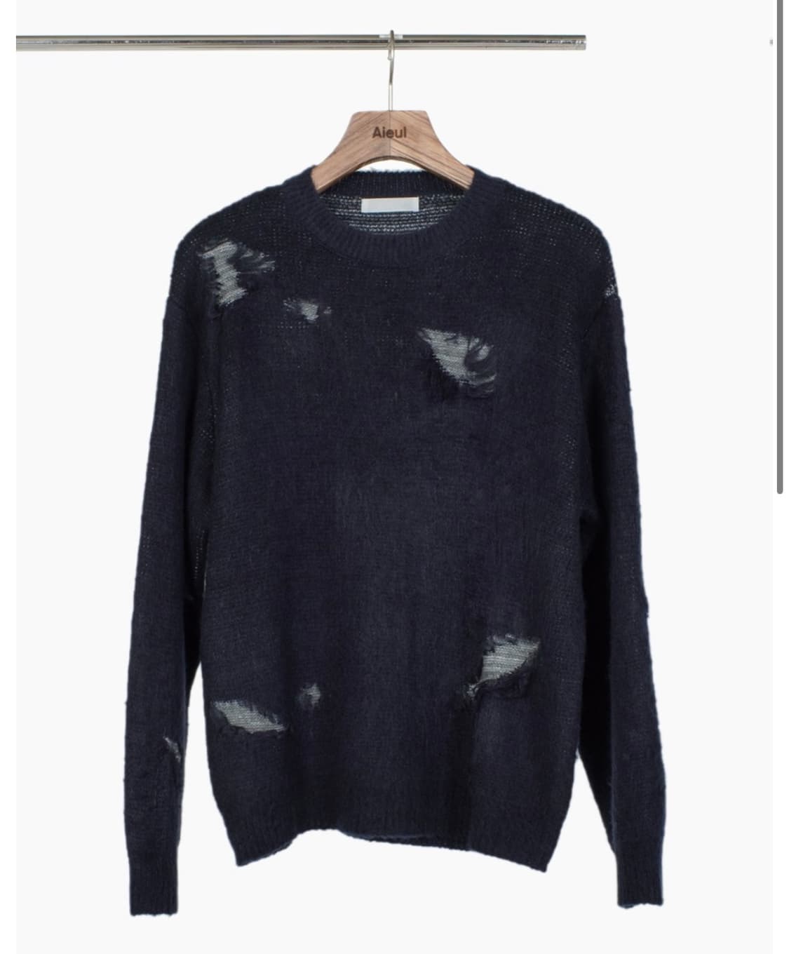 아이엘 Aieul frag knit navy (48) 상품이미지1