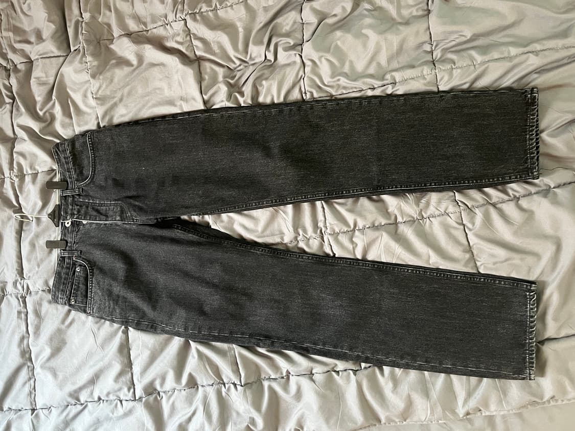 서피스에디션 (M) straight denim pants black 상품이미지3