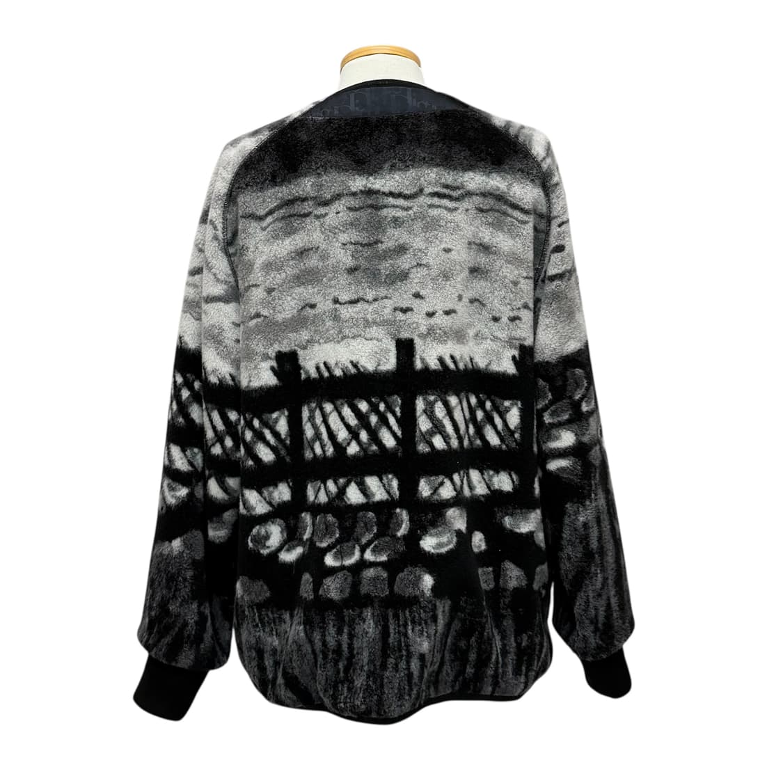 디올 x 피터 도익 울 허리 재킷 버튼다운 플리스 재킷 (100)  상품이미지2