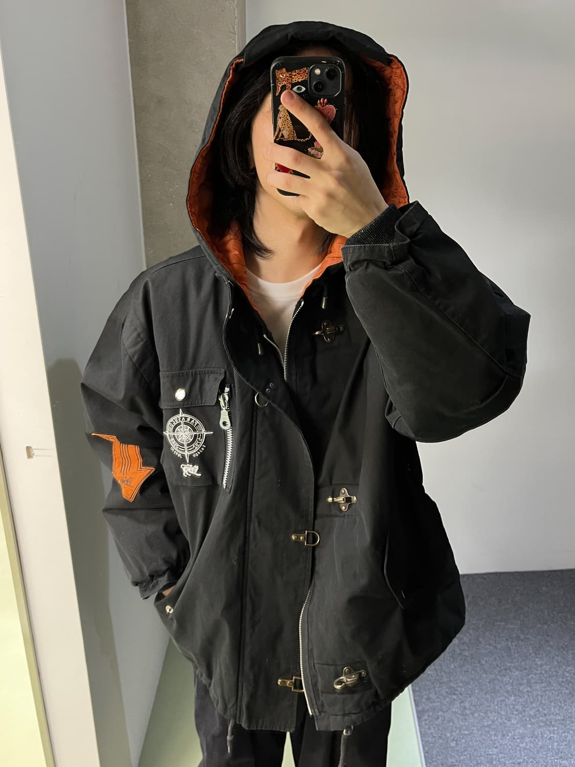 파라수코 아카이브 파이어맨 후드 파카 상품이미지3