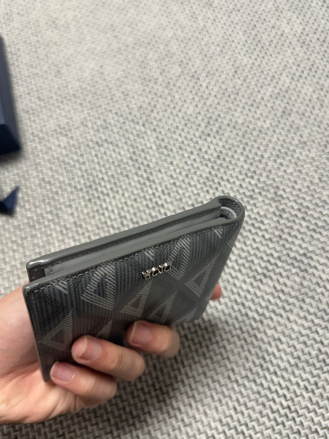 디올 CD 다이아몬드 캔버스 반지갑 상품이미지4