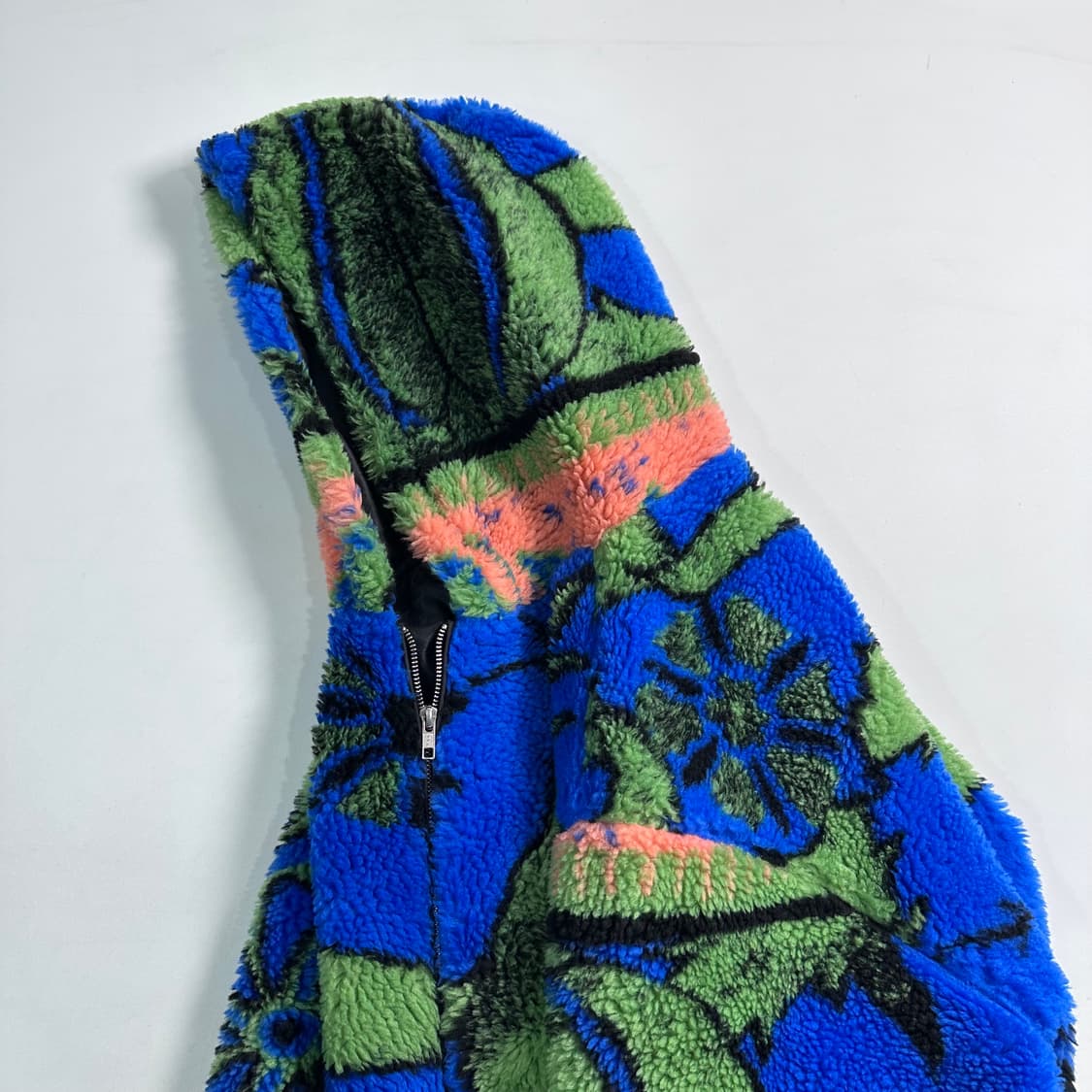 디스이스네버뎃 후리스 패턴 후드자켓 상품이미지2