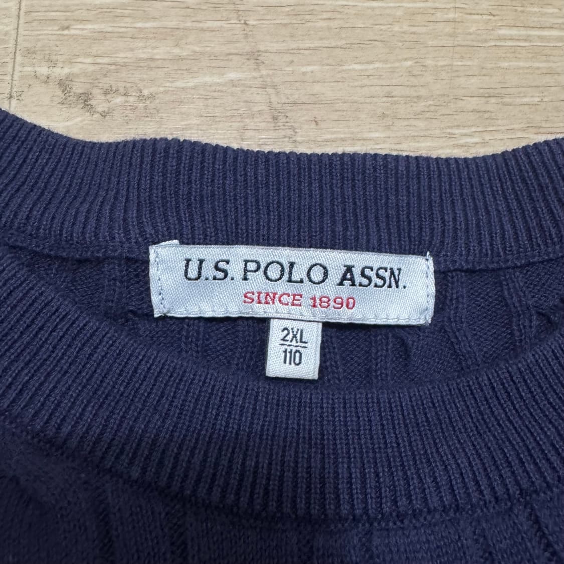 US폴로 케이블 니트 상품이미지4