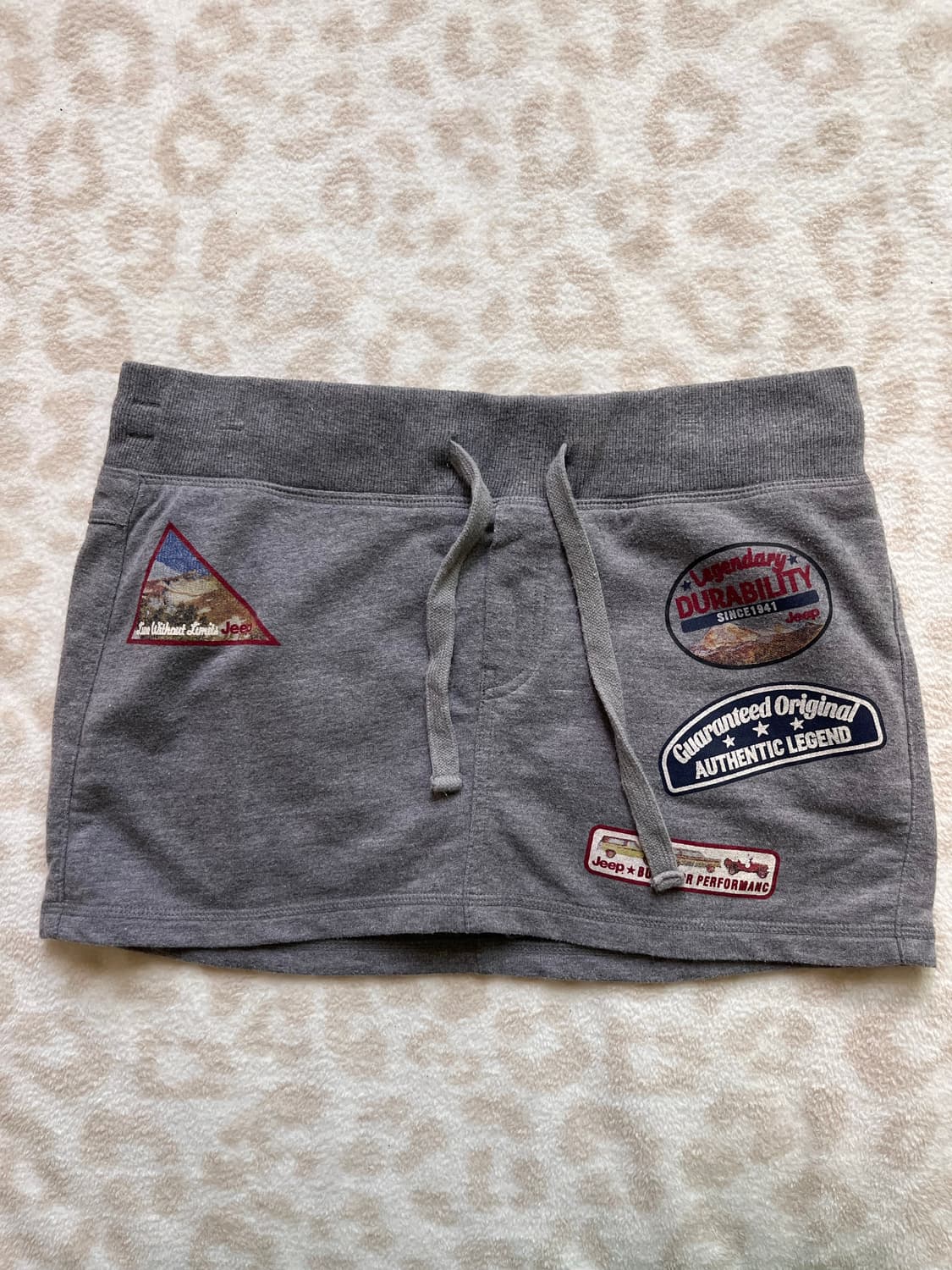 Jeep Printed cotton skirt 상품이미지1