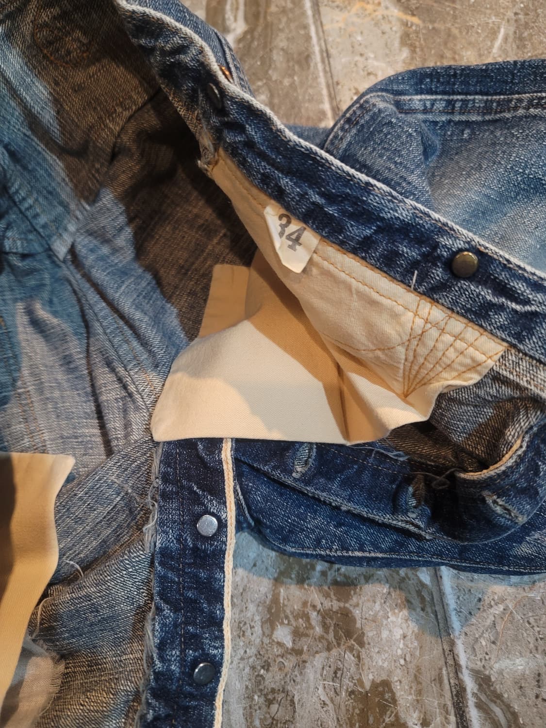 웨어하우스 덕디거 하드워시 데님팬츠  상품이미지5