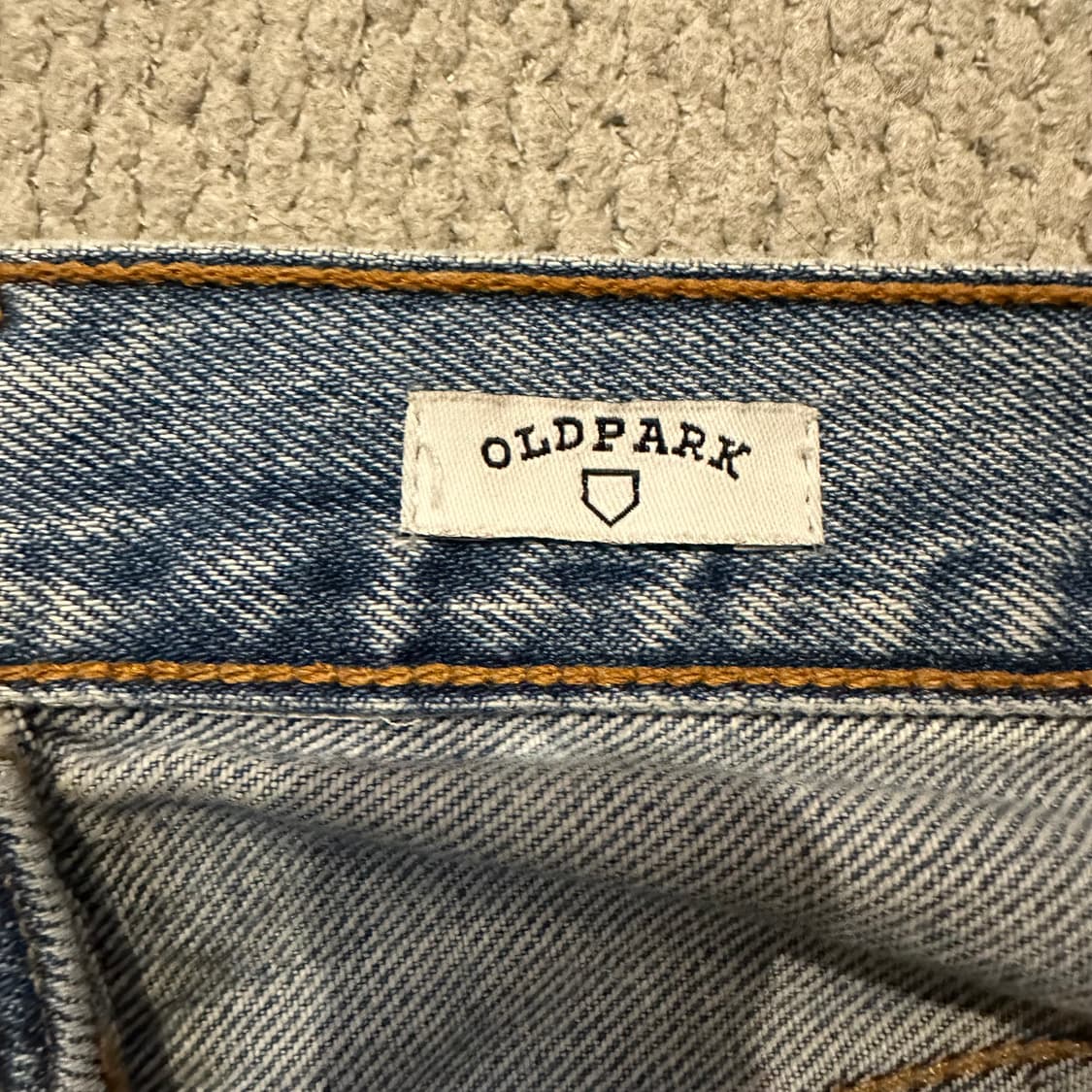 OLD PARK(올드파크) 리워크 데님 팬츠 상품이미지4