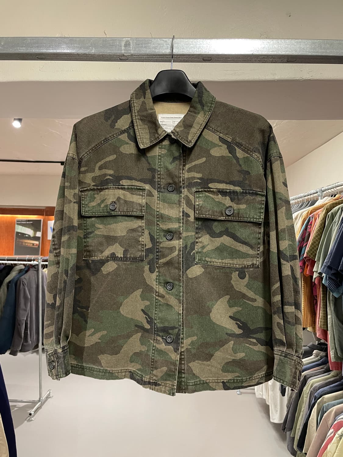 빈티지 카모플라주 자켓 (women) 상품이미지3