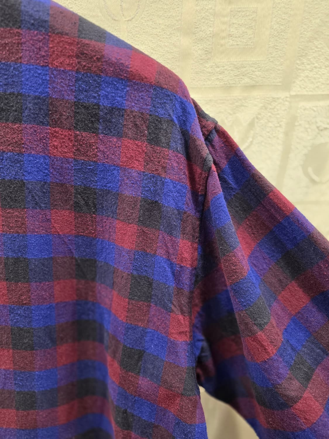 스투시 타탄 체크 하프 집업자켓 셔츠 105 상품이미지6