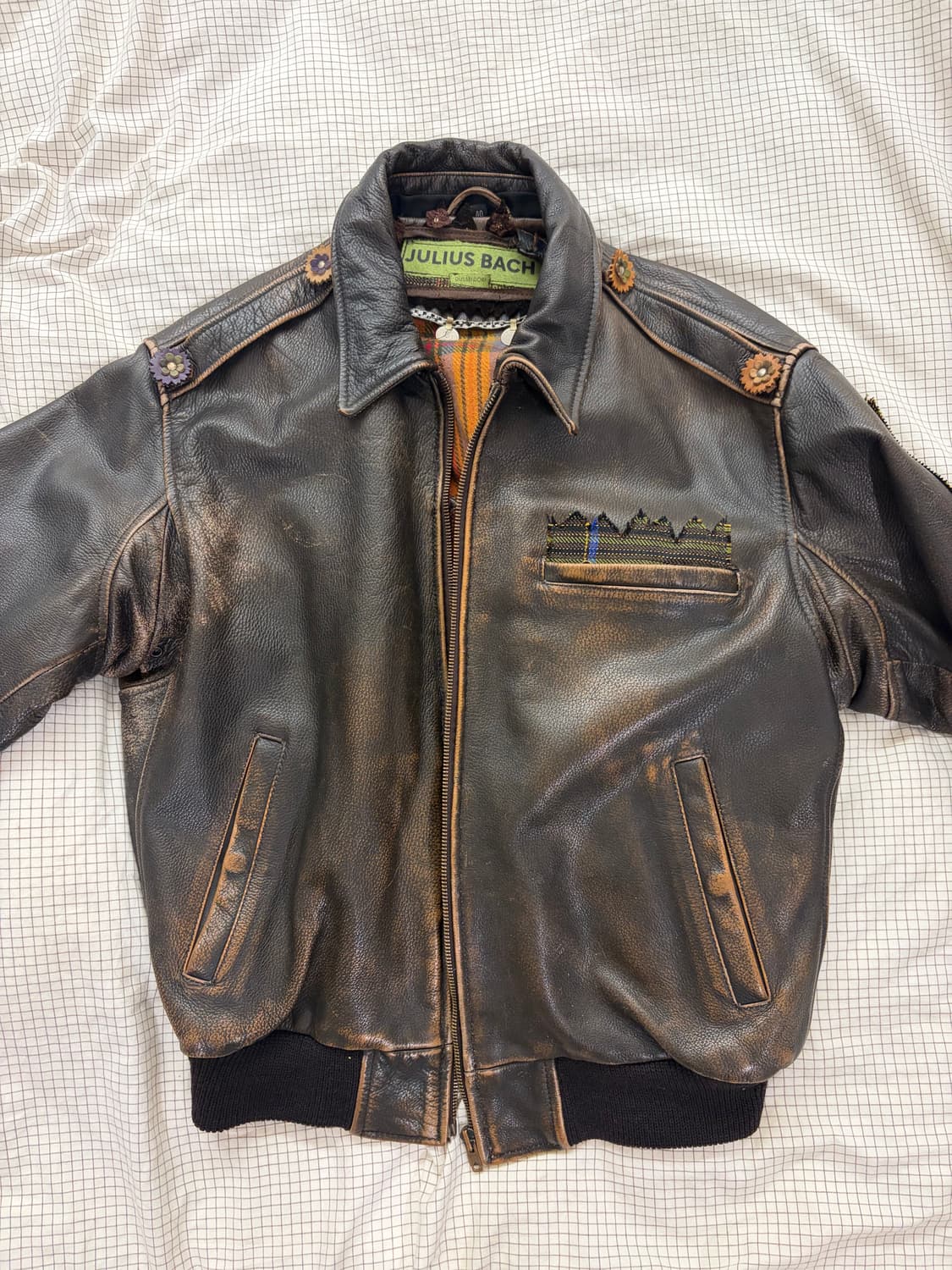 Julius Bach 빈티지 커스텀 레더자켓  상품이미지6