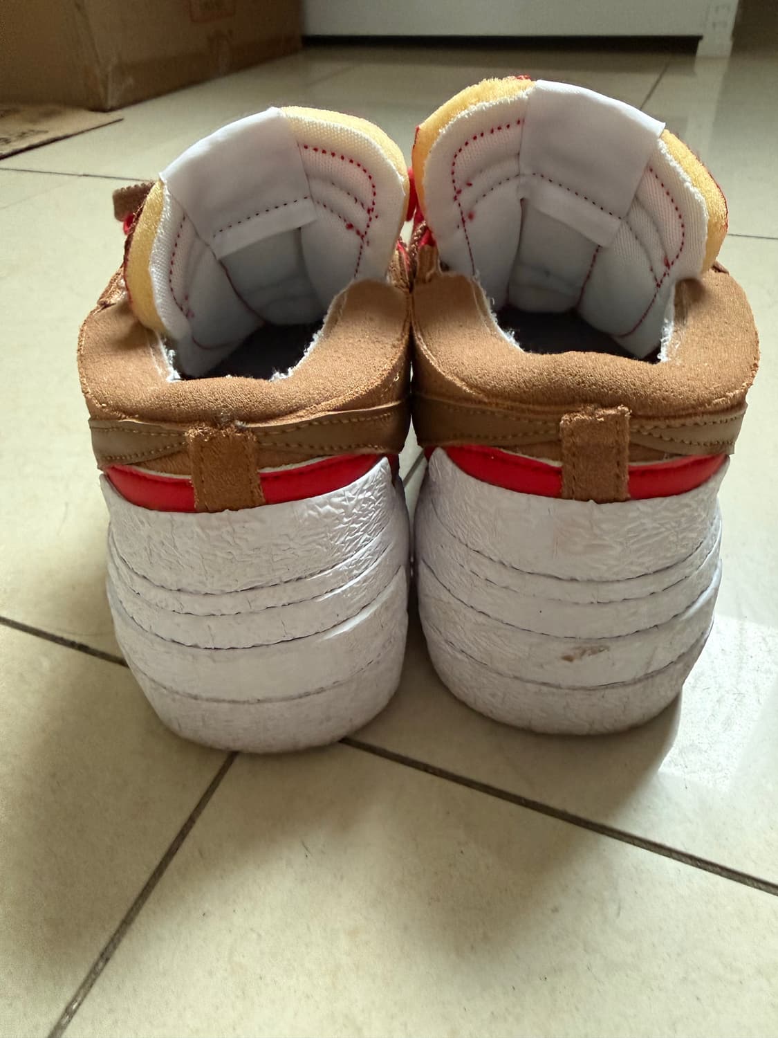 나이키 x 사카이 블레이저 로우 브리티쉬 탄 상품이미지3