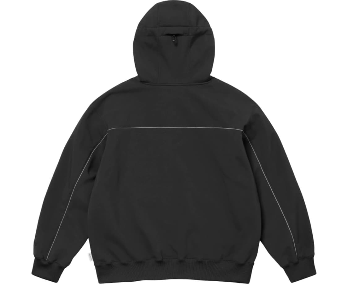 슈프림 윈드스토퍼 집업 후드 스웨트셔츠 블랙 24FW 상품이미지2