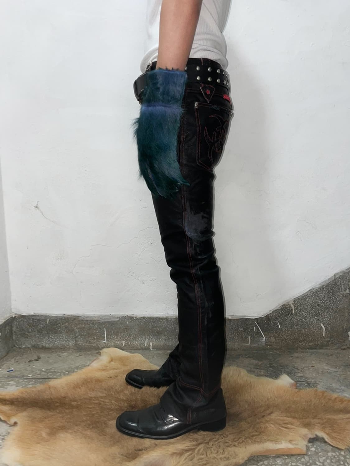 Devil Western Leather Pant  상품이미지4