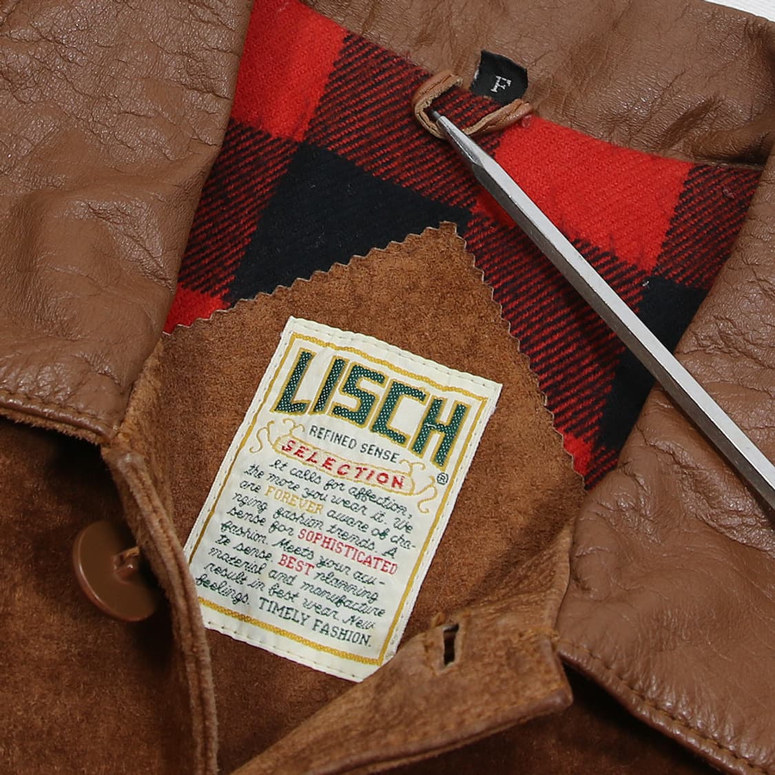 (착용컷) LISCH 스웨이드 헌팅 자켓 (남성용 98) 상품이미지5