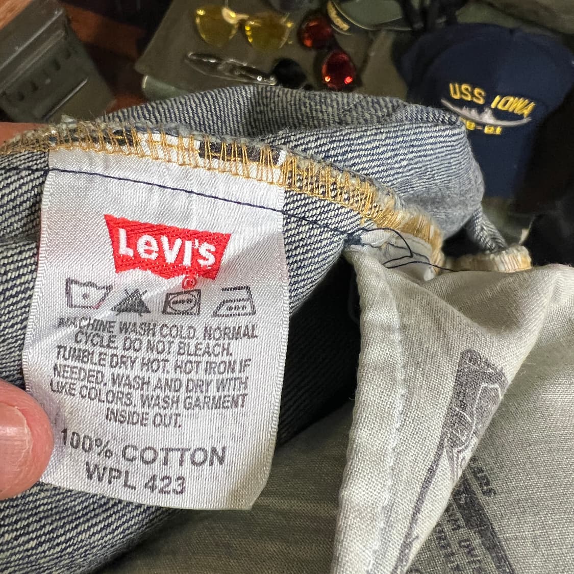 00's 리바이스 501 데님 32x32 Size Egypt 데드스탁 상품이미지8