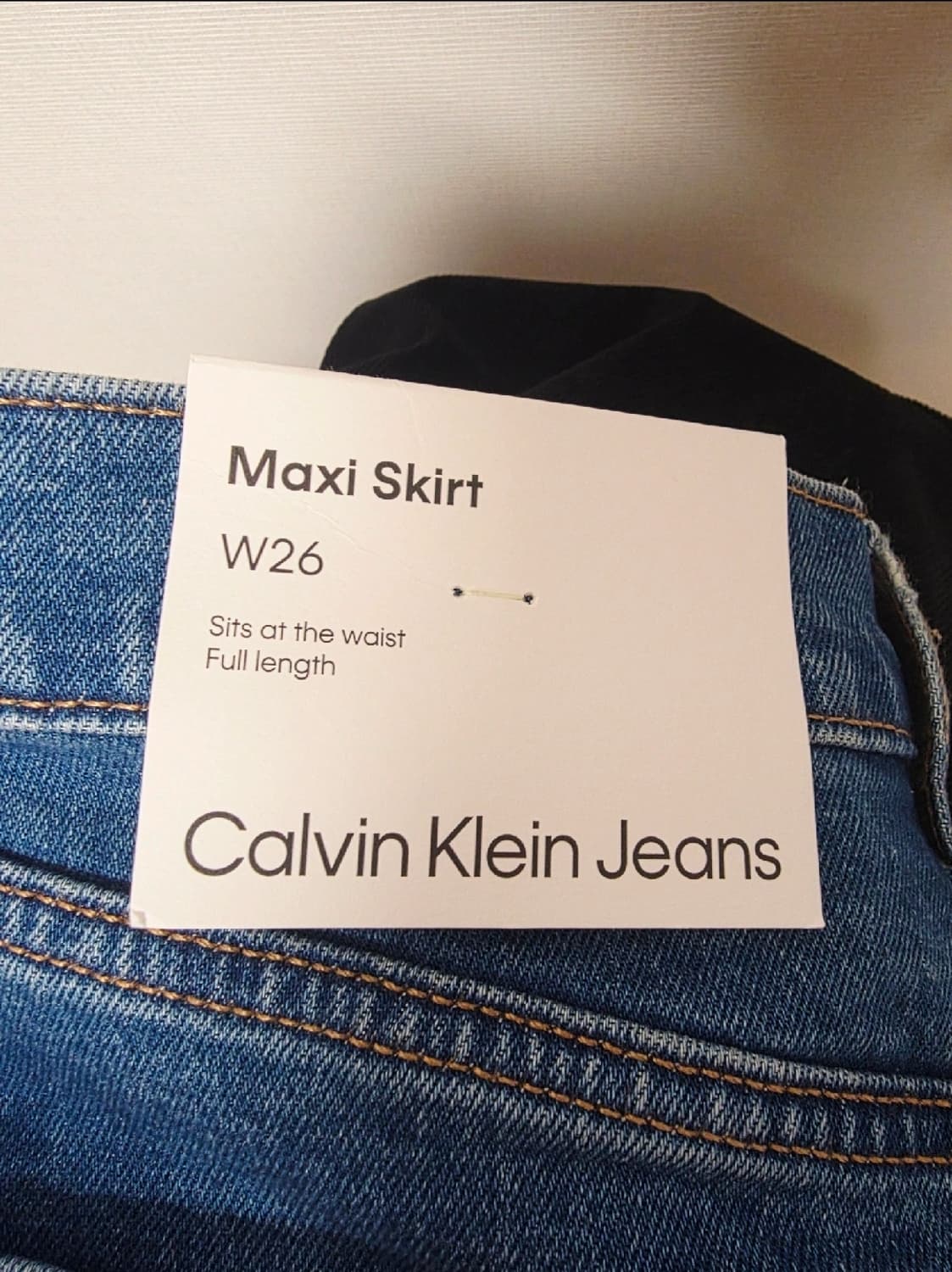 캘빈클라인 여성 데님 맥시 스커트 상품이미지6