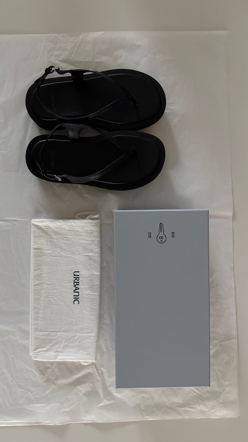 Size 230 / 얼바닉30 클라우디 샌들 블랙 상품이미지2