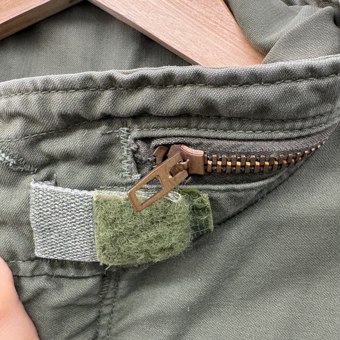 80s m65 밀리터리 야상 자켓 카키색 패치 M 상품이미지4