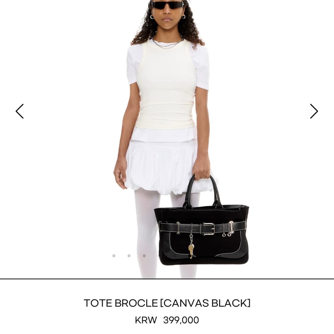 오소이 브로클 토트백 TOTE BROCLE [CANVAS BLACK] 상품이미지6