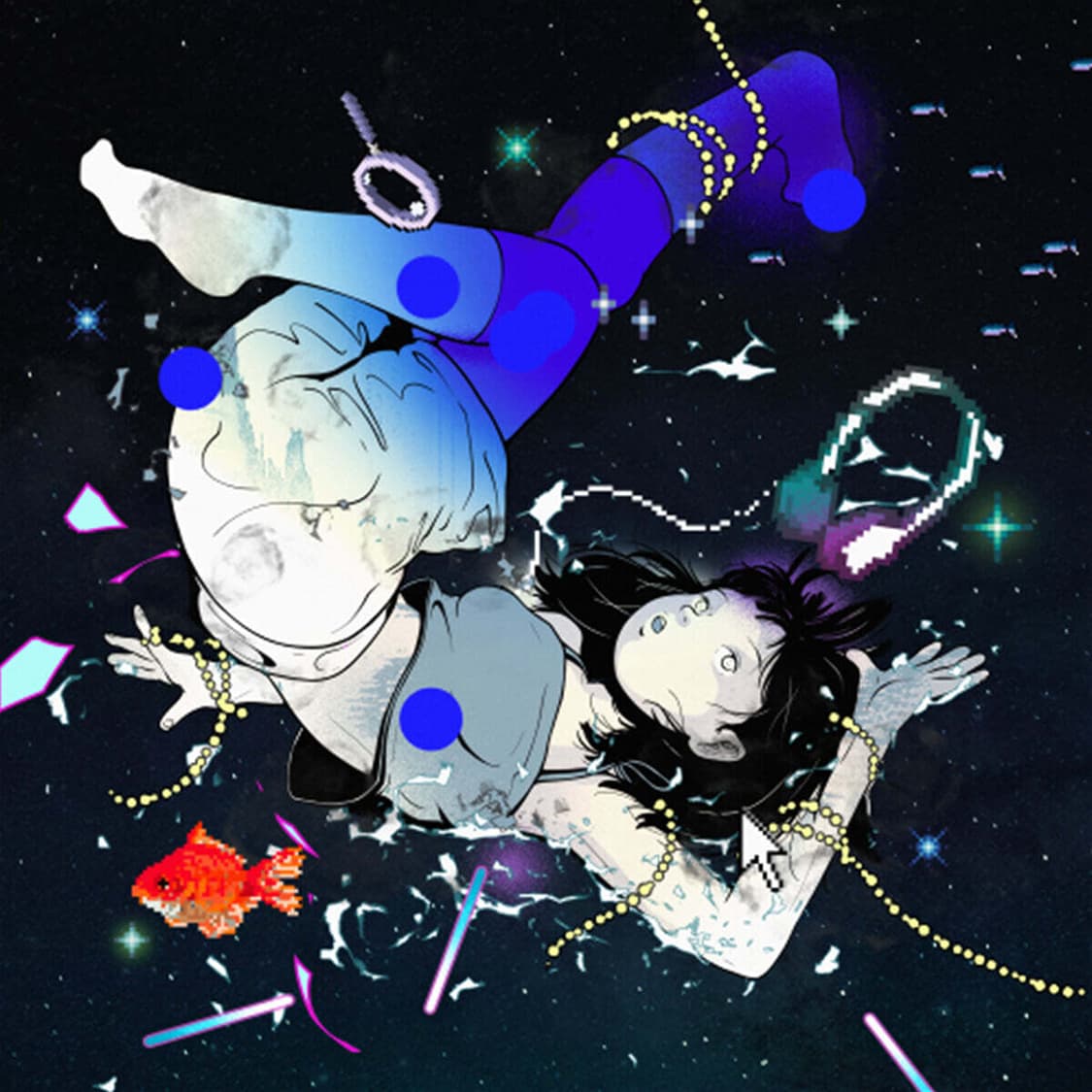 [미개봉]한로로 정규 1집 앨범 이상비행 LP 블루 마블 상품이미지1