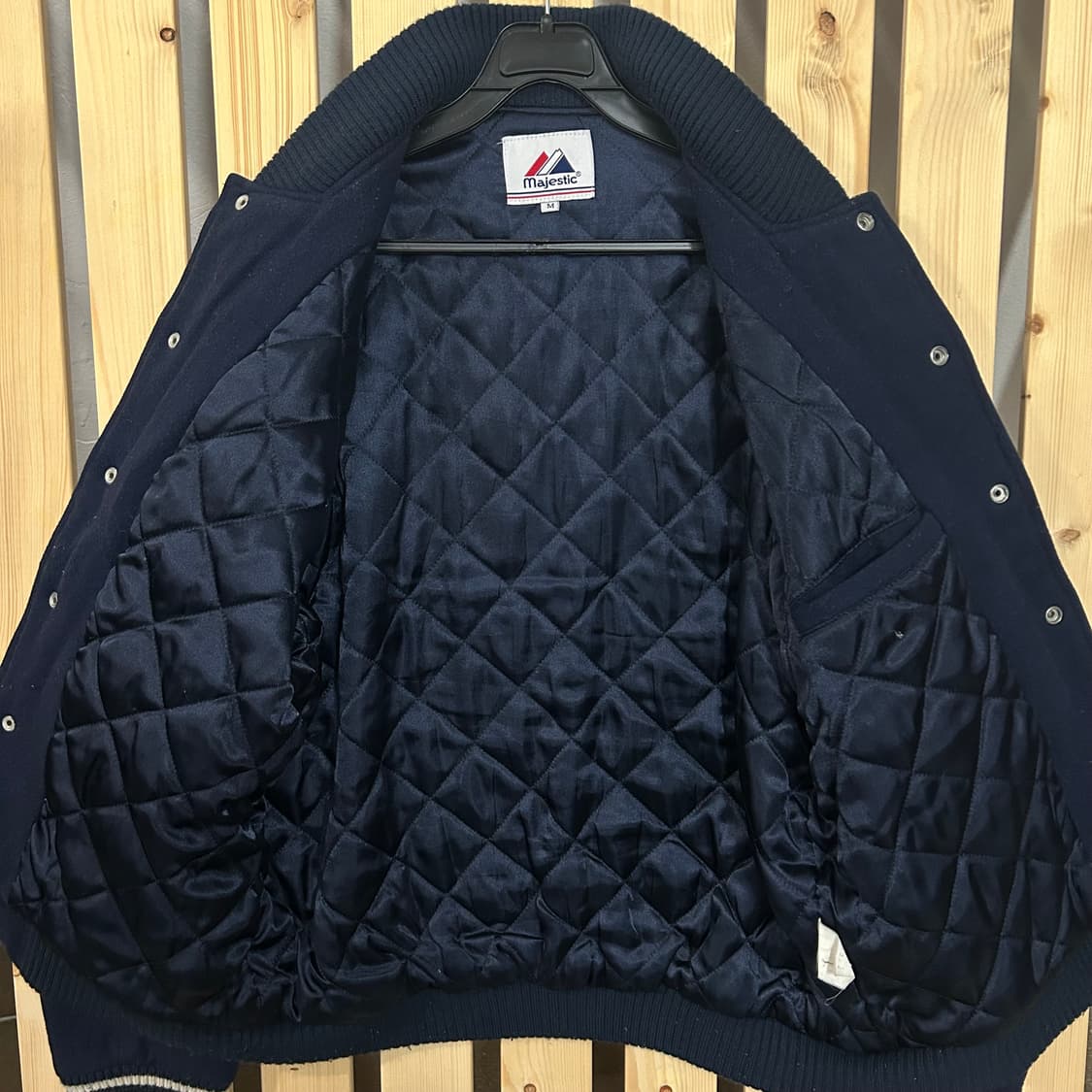 (L) 마제스틱 뉴욕 양키스 울 바시티 자켓  상품이미지8