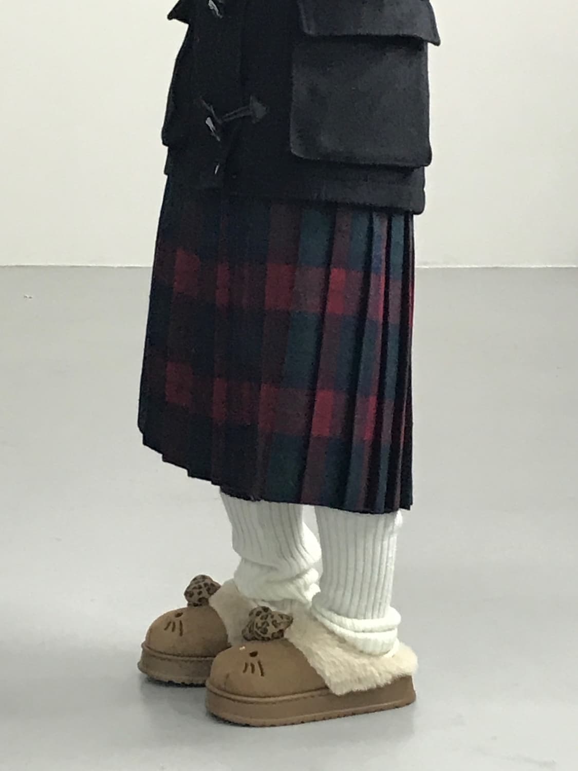 LEPORT by Tokyo Style Wool Midi Skirt 상품이미지2