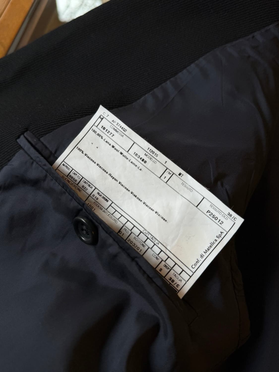 아르마니 꼴레지오니 코듀로이 자켓 100 상품이미지4