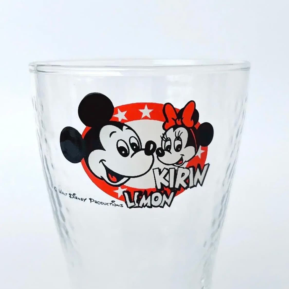 빈티지 레트로 고전 디즈니 미키마우스 커플 글라스 유리컵 화병 일본소품 상품이미지1