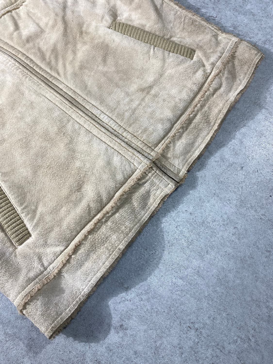 [XL] 90-00s ANGELO LITRICO 리얼 스웨이드 베스트 상품이미지3