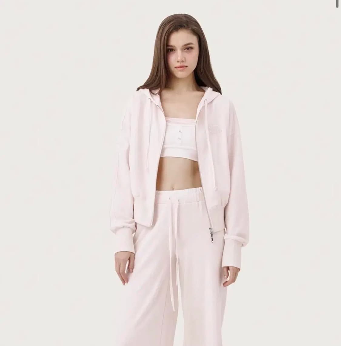 클리시어 25 소프트 후드집업 소프트 핑크 상품이미지1